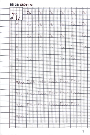 bộ vở ô li tập tô, tập viết chữ cái, chữ ghép và ghép vần - quyển 2