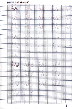 bộ vở ô li tập tô, tập viết chữ cái, chữ ghép và ghép vần - quyển 2