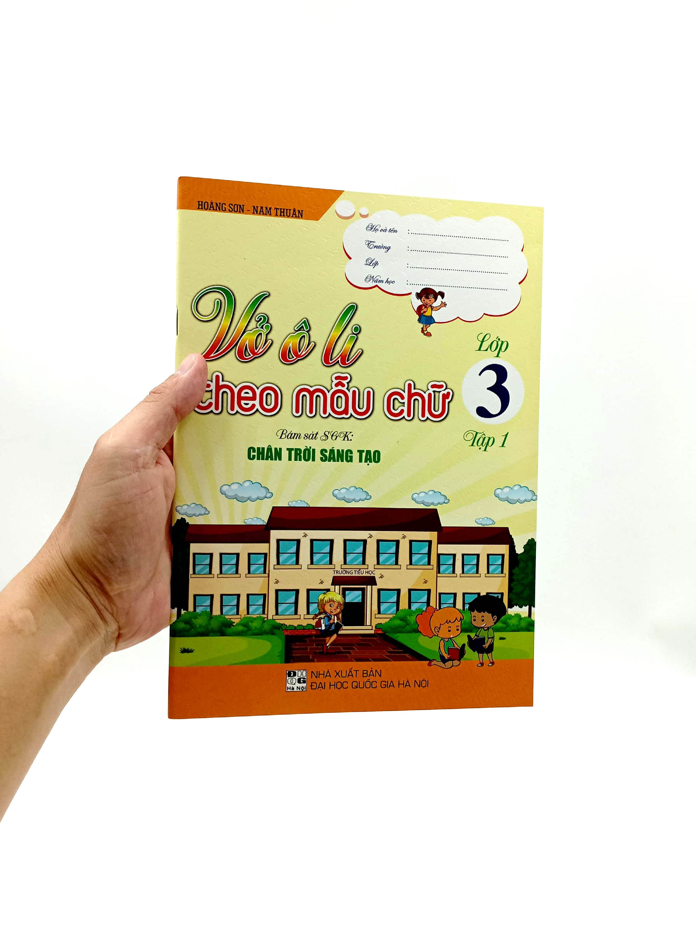 bộ vở ô li theo mẫu chữ 3 - tập 1 (bám sát sgk chân trời sáng tạo)