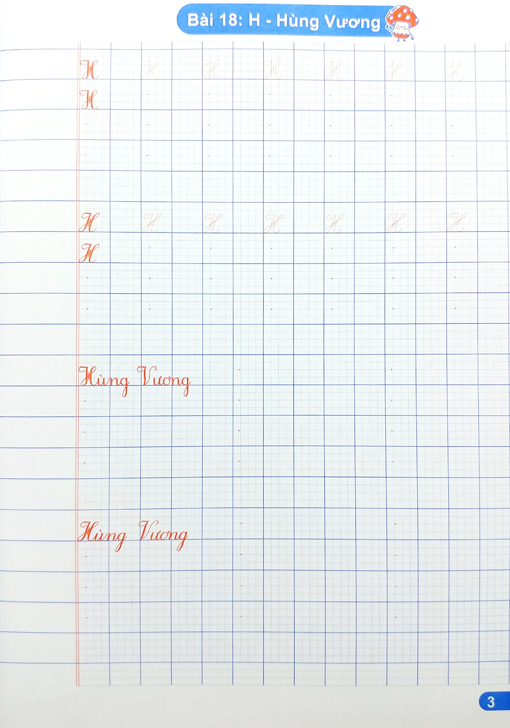 bộ vở ô li viết chữ mẫu 3 - quyển 2 (ch-t)