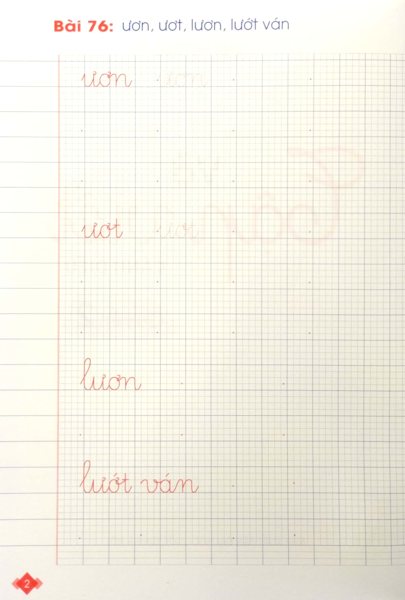 bộ vở tập viết quyển 2 - cánh diều