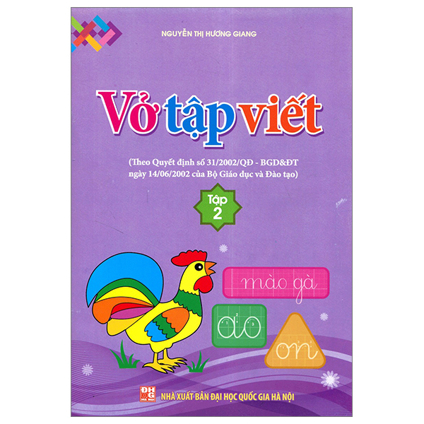 bộ vở tập viết tập 2