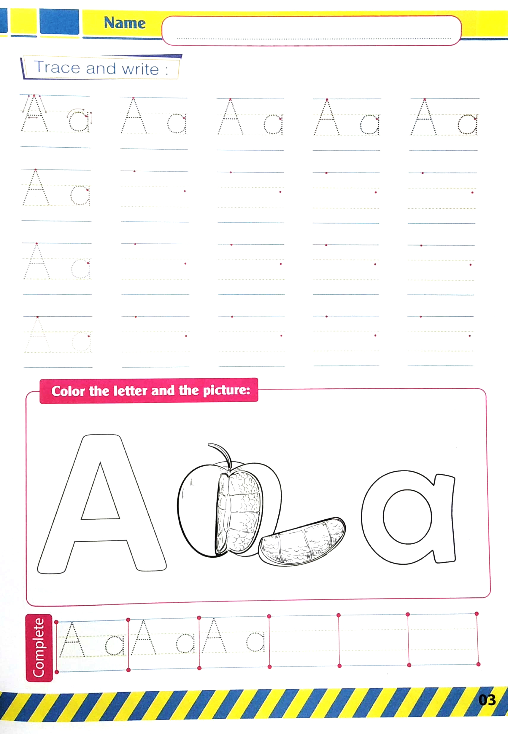 bộ vở tập viết tiếng anh cho bé - tập 1