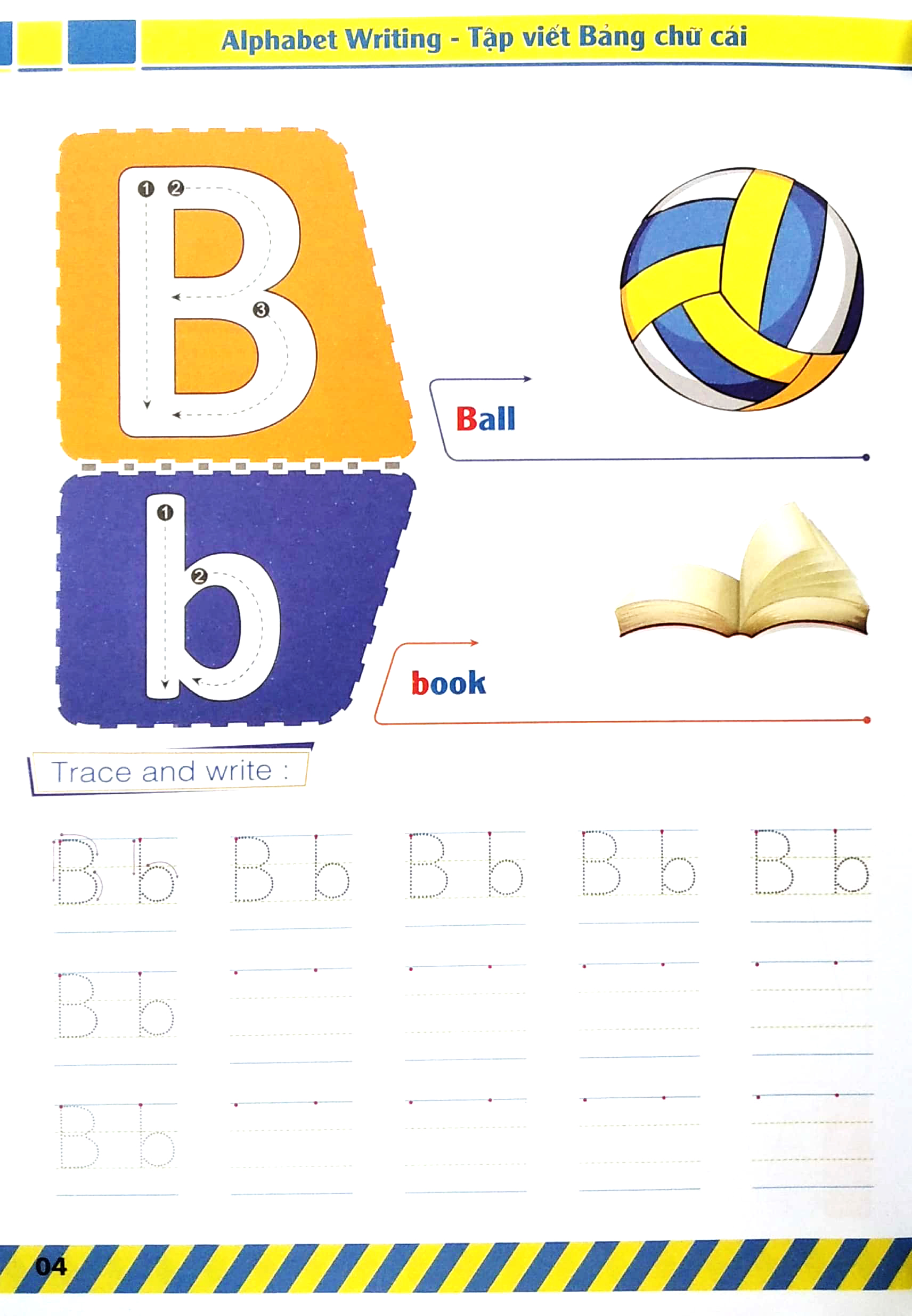 bộ vở tập viết tiếng anh cho bé - tập 1