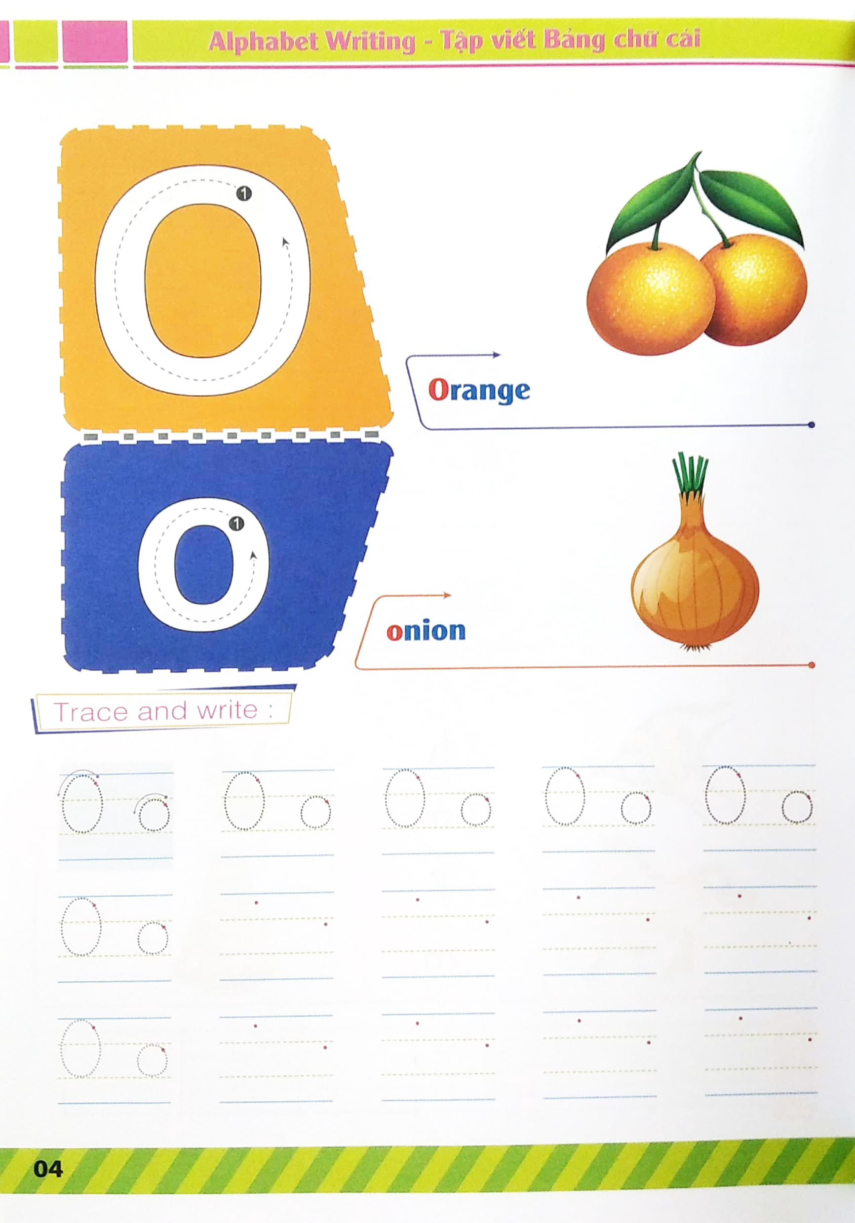 bộ vở tập viết tiếng anh cho bé - tập 2