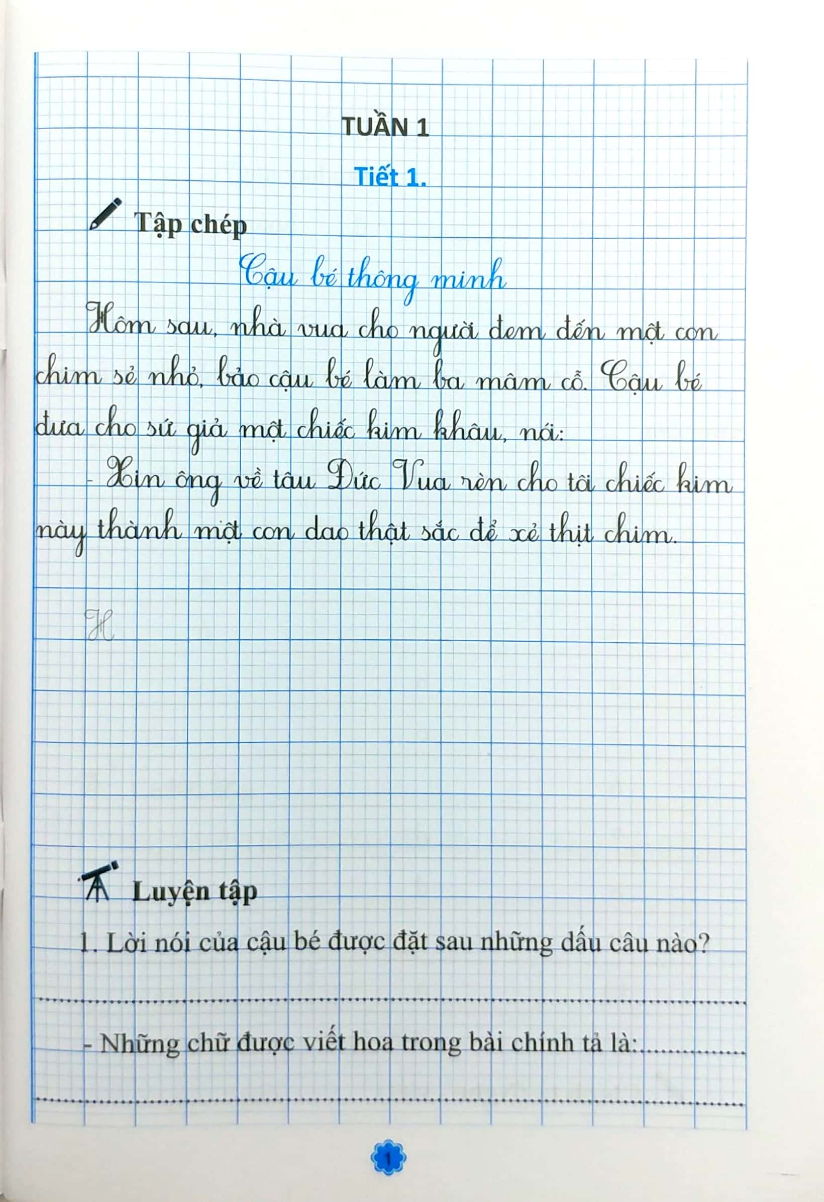 bộ vở thực hành chính tả lớp 3 - tập 1