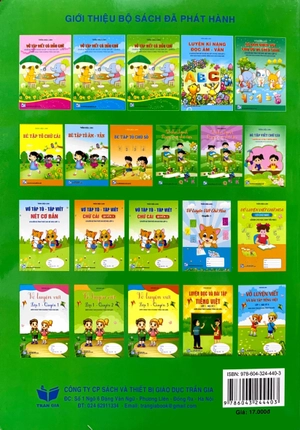 bộ vở thực hành luyện viết chữ đẹp lớp 1 - quyển 1