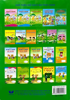 bộ vở thực hành luyện viết chữ đẹp lớp 1 - quyển 1