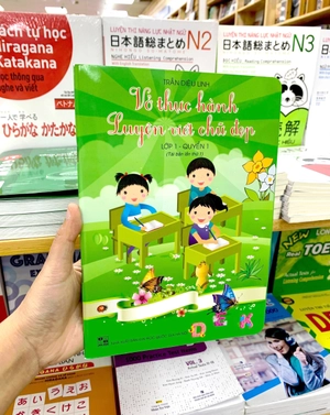 bộ vở thực hành luyện viết chữ đẹp lớp 1 - quyển 1