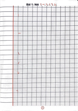 bộ vở thực hành luyện viết chữ đẹp lớp 1 - quyển 1