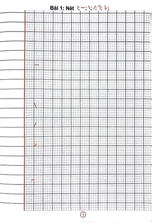 bộ vở thực hành luyện viết chữ đẹp lớp 1 - quyển 1