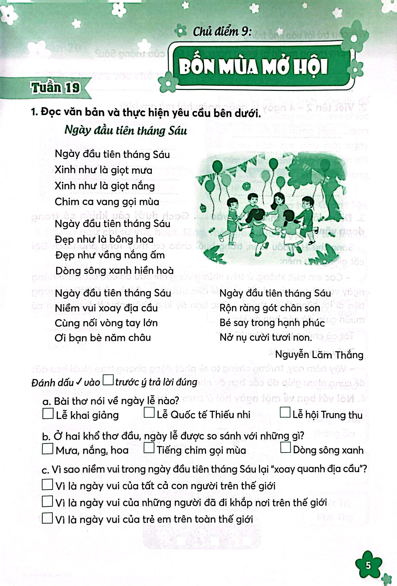 bộ vở thực hành tiếng việt 3 - tập 2 (chân trời sáng tạo) (2022)