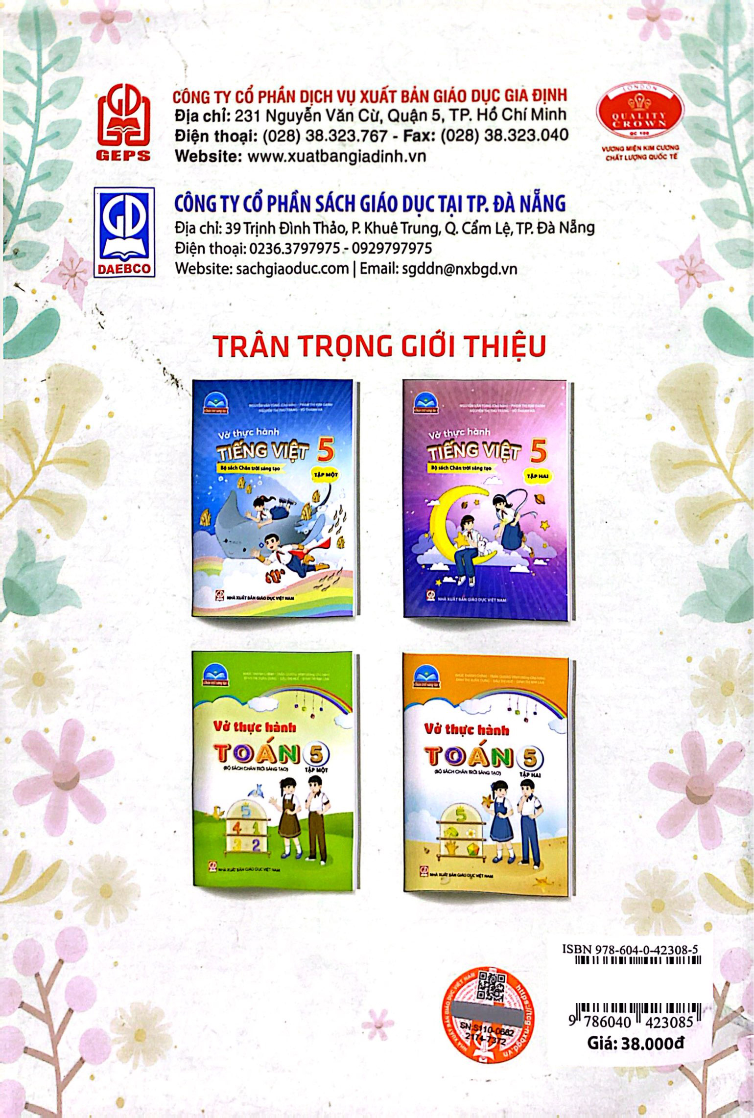 Bo
						
										
										Vo Thuc Hanh Tieng Viet 5 - Tap 2 (Chan Troi)