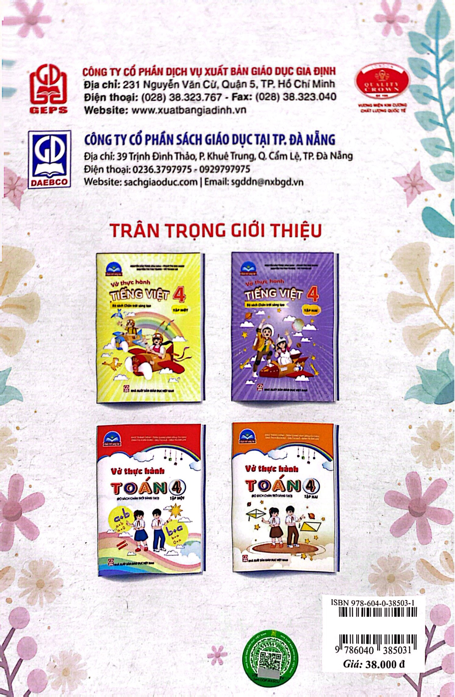 Bo
						
										
										Vo Thuc Hanh Toan 4 - Tap 2 (Chan Troi)