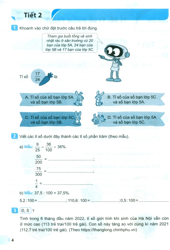 Bo
						
										
										Vo Thuc Hanh Toan 5 - Tap 2 (Ket Noi)