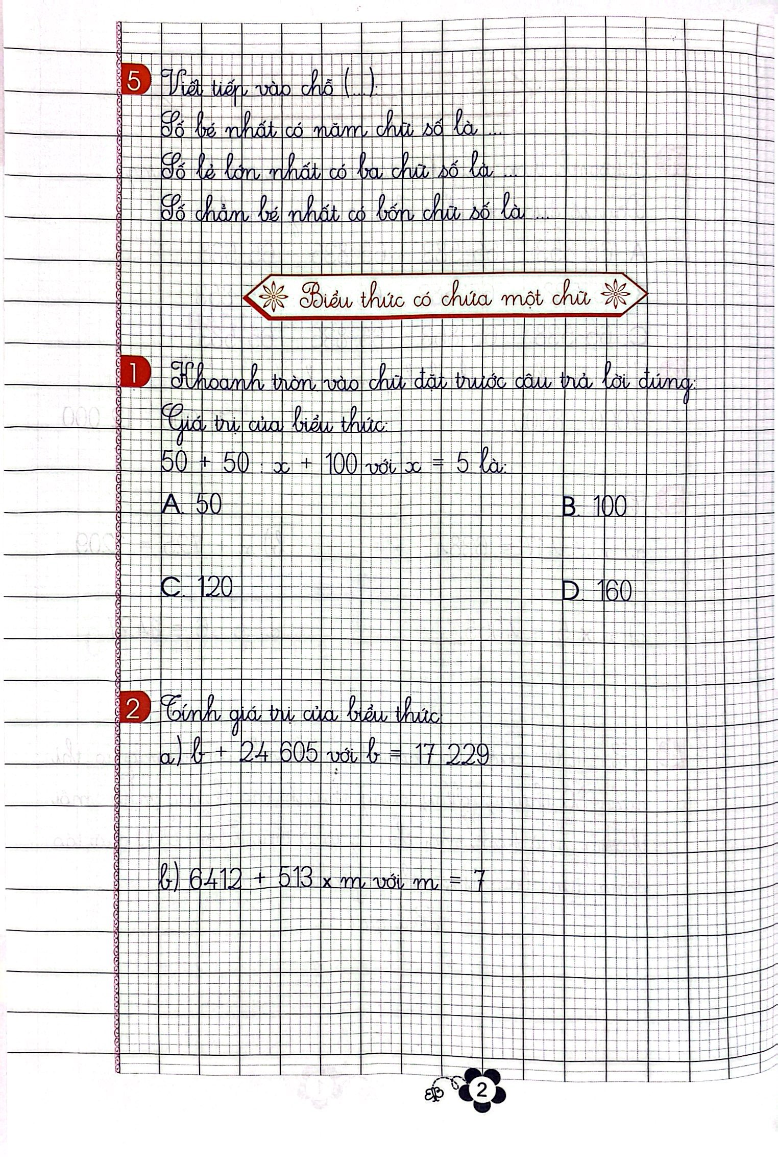 bộ vở thực hành toán lớp 4 - quyển 1