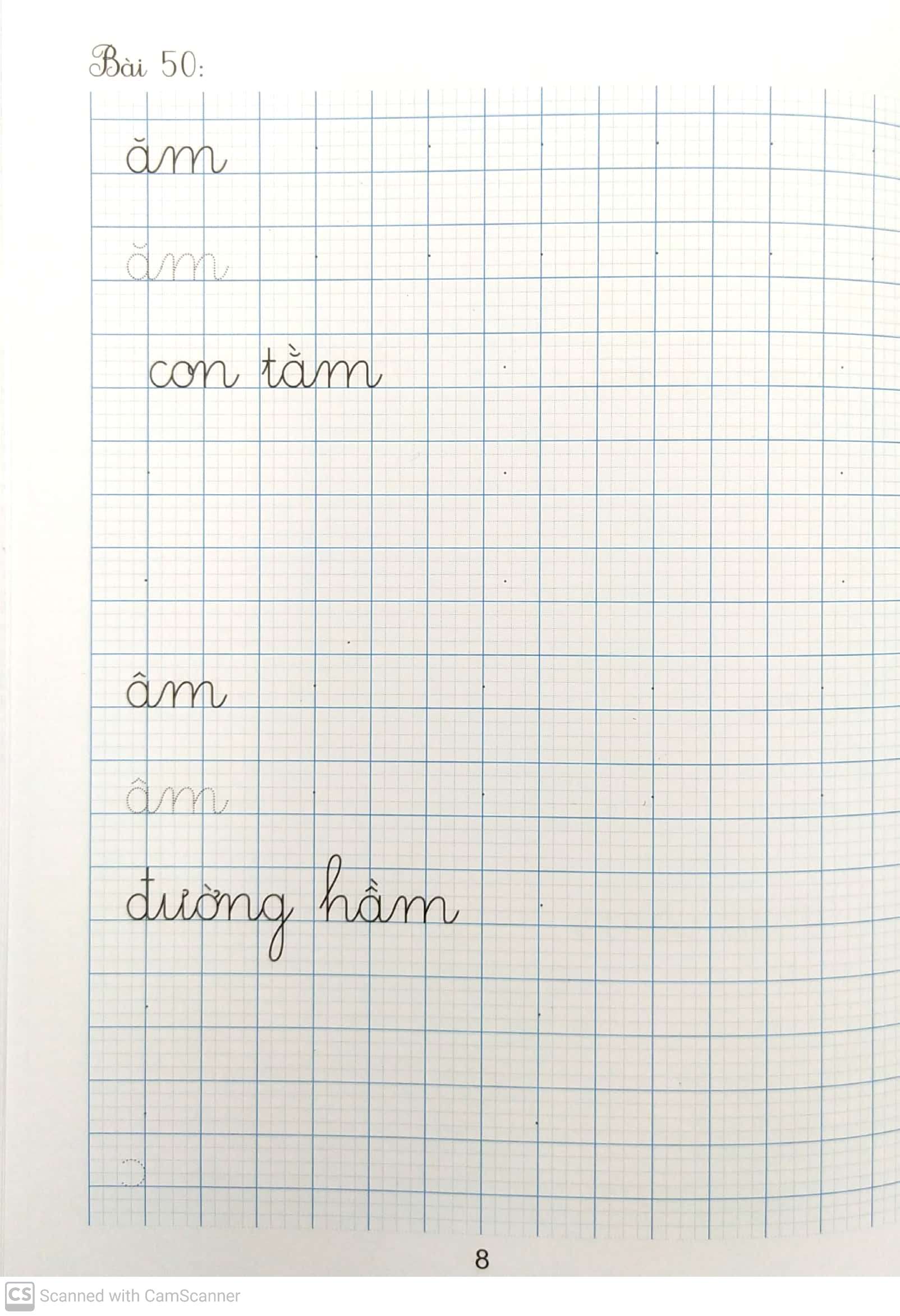 bộ vở viết đúng, viết đẹp 1 - tập 2