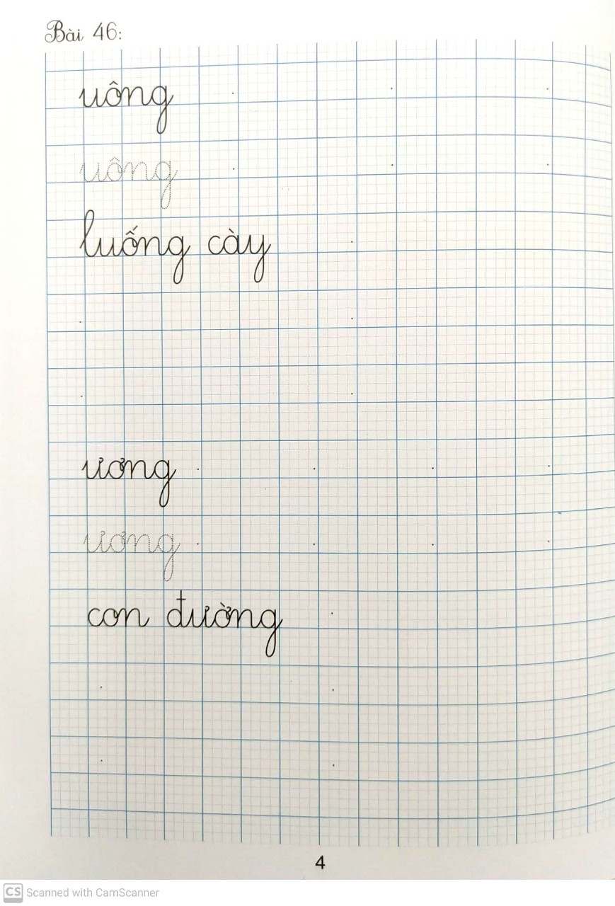 bộ vở viết đúng, viết đẹp 1 - tập 2