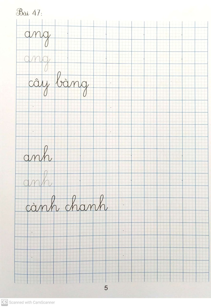 bộ vở viết đúng, viết đẹp 1 - tập 2