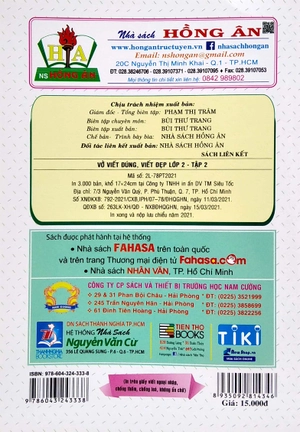 bộ vở viết đúng, viết đẹp lớp 2 - tập 2 (biên soạn theo chương trình giáo dục phổ thông mới)