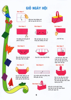 bộ vui cùng xếp giấy origami - tập 6