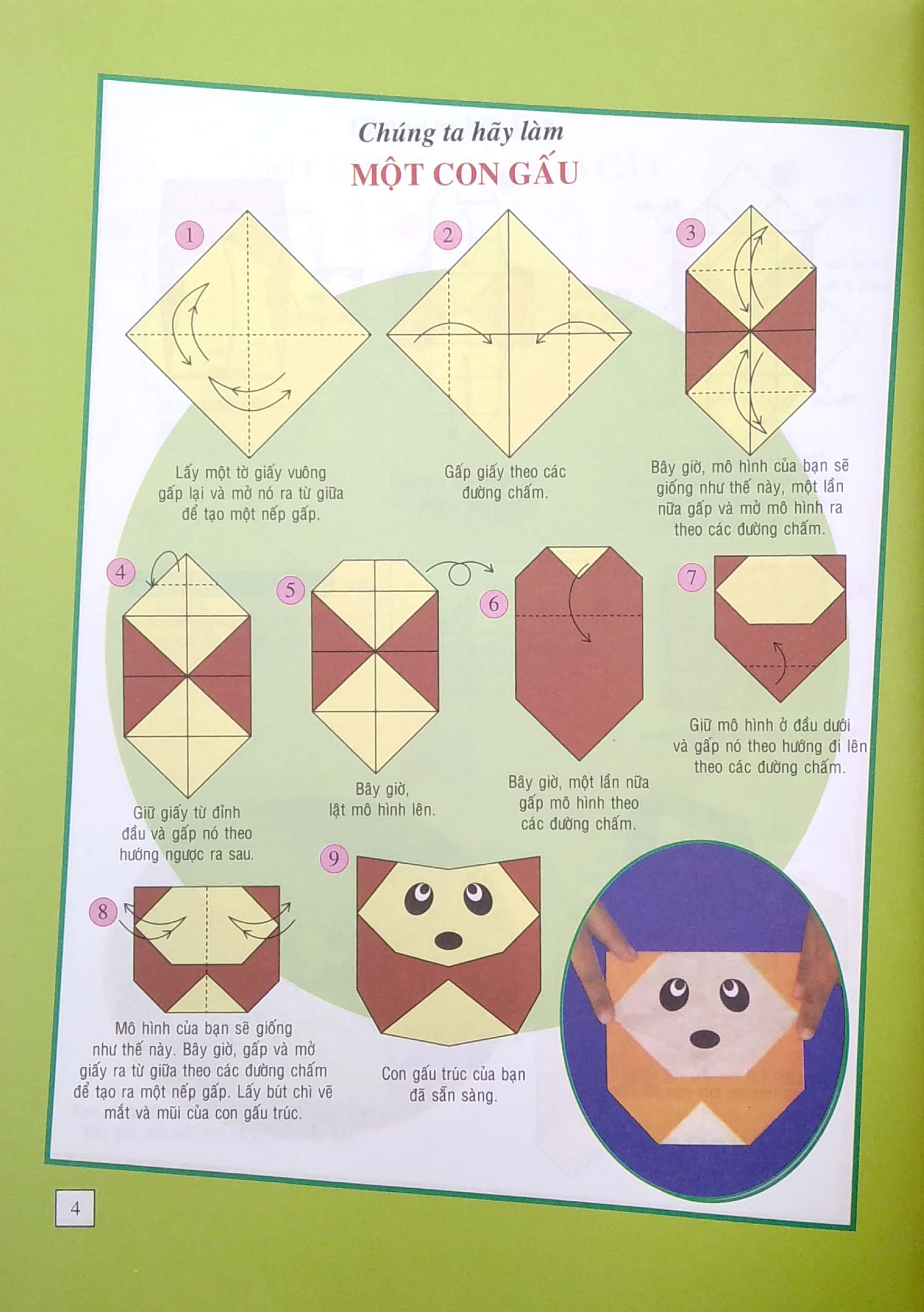 bộ vui cùng xếp giấy origami - tập 8