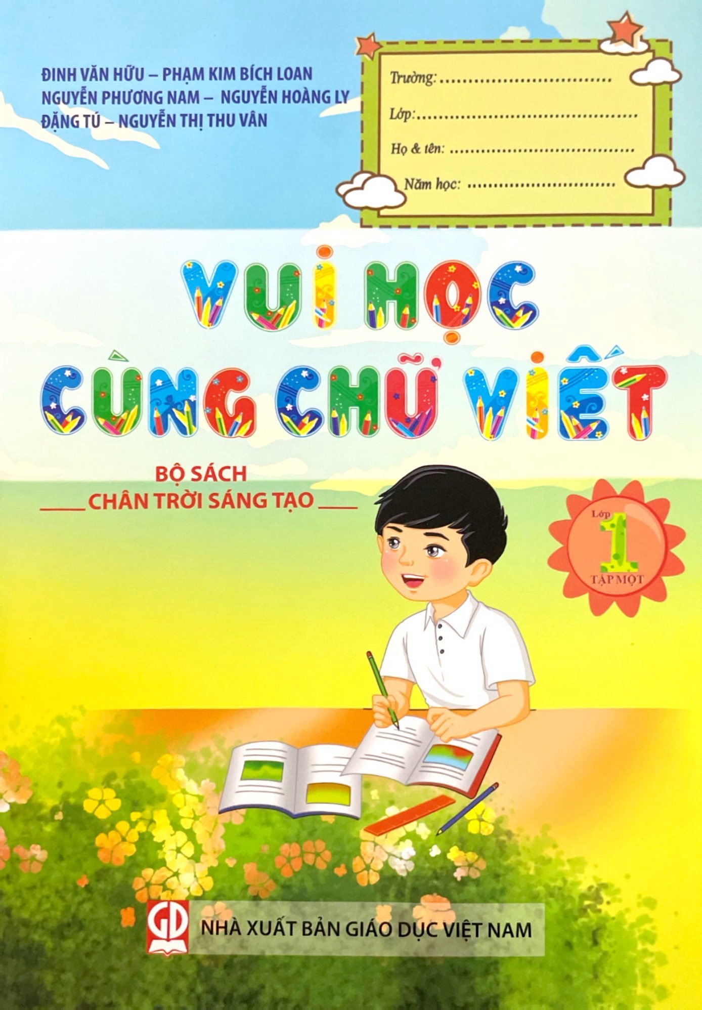 bộ vui học cùng chữ viết lớp 1 - tập 1 (bộ chân trời sáng tạo) (2023)