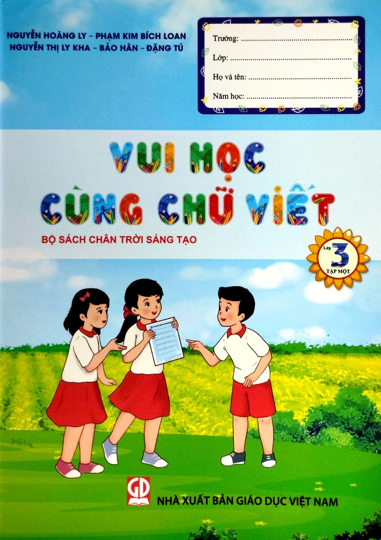 bộ vui học cùng chữ viết lớp 3 - tập 1 (chân trời sáng tạo) (2023)