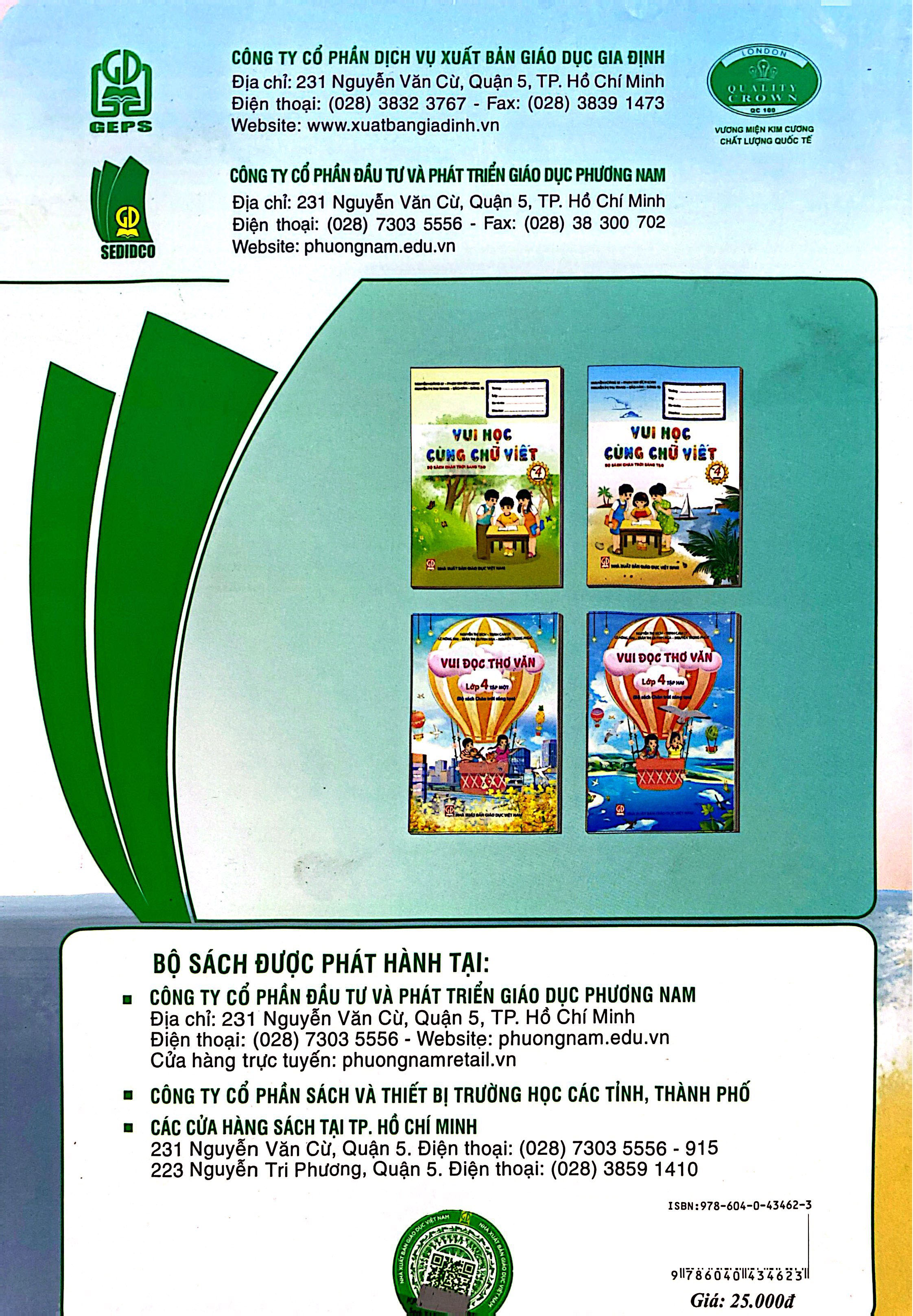 Bo
						
										
										Vui Hoc Cung Chu Viet Lop 4 - Tap 2 (Chan Troi)