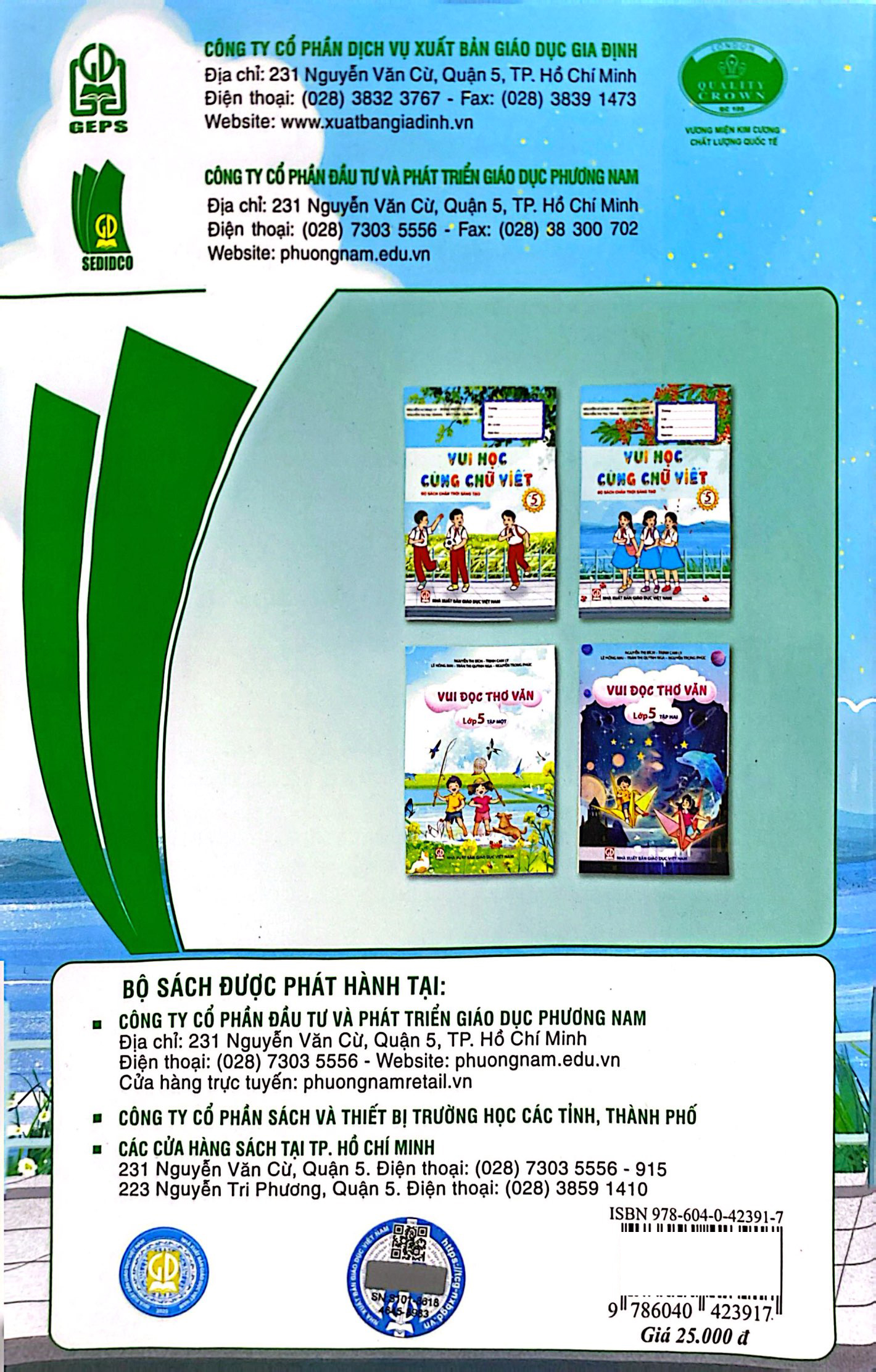 Bo
						
										
										Vui Hoc Cung Chu Viet Lop 5 - Tap 2 (Chan Troi)