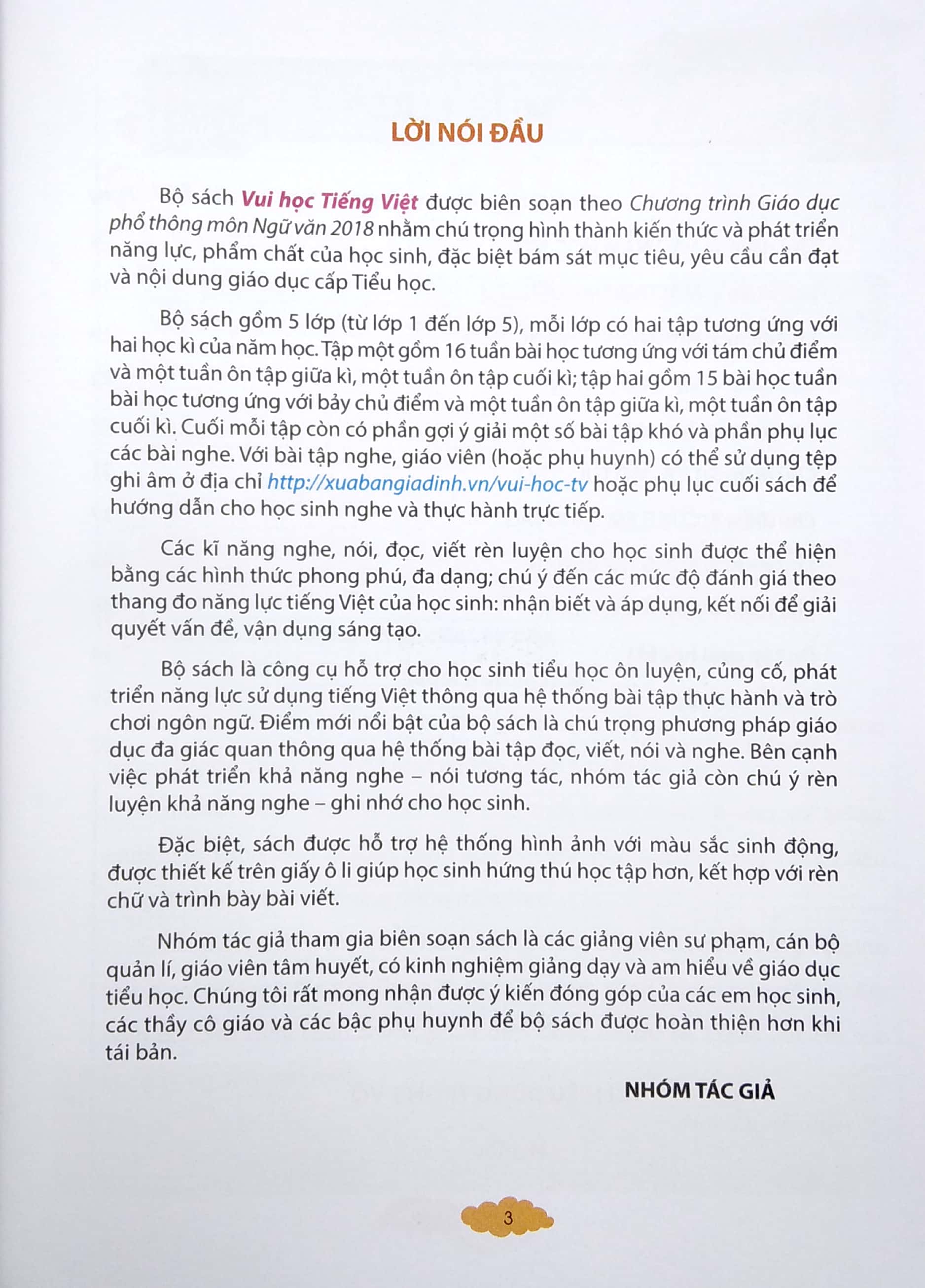 bộ vui học tiếng việt 3 - tập 1 - dành cho buổi thứ hai (bộ sách chân trời sáng tạo) (tái bản 2022)