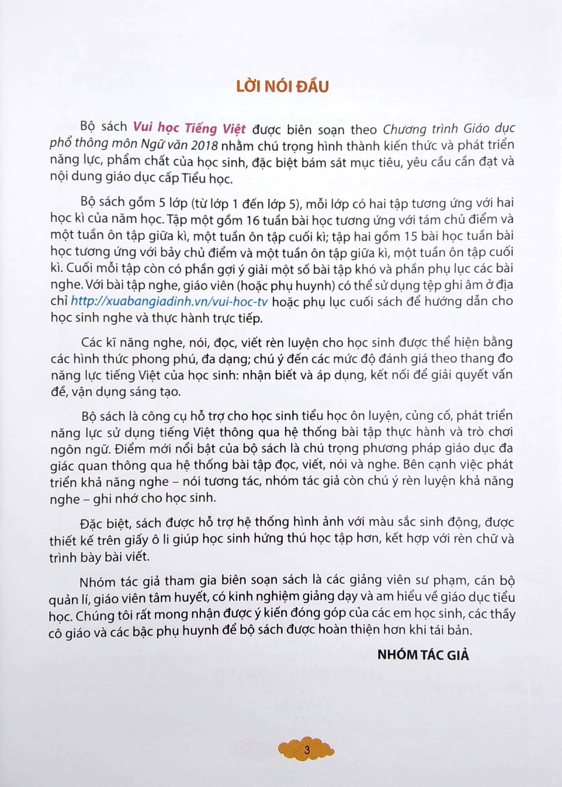 bộ vui học tiếng việt 3 - tập 2 - dành cho buổi thứ hai (bộ sách chân trời sáng tạo) (tái bản 2022)