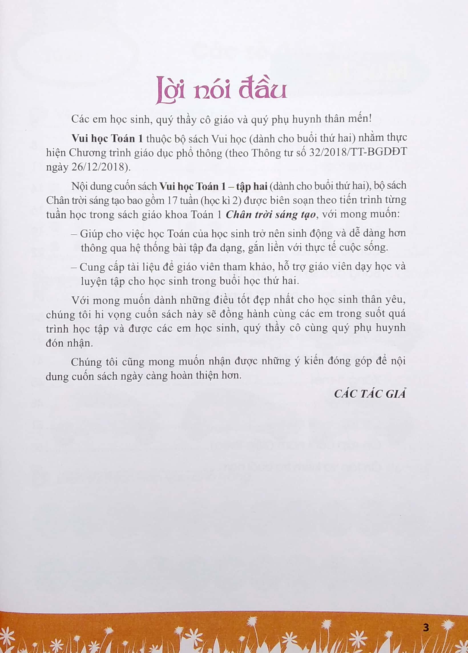 bộ vui học toán 1 - tập 2 (dành cho buổi thứ hai - bộ sách chân trời sáng tạo)