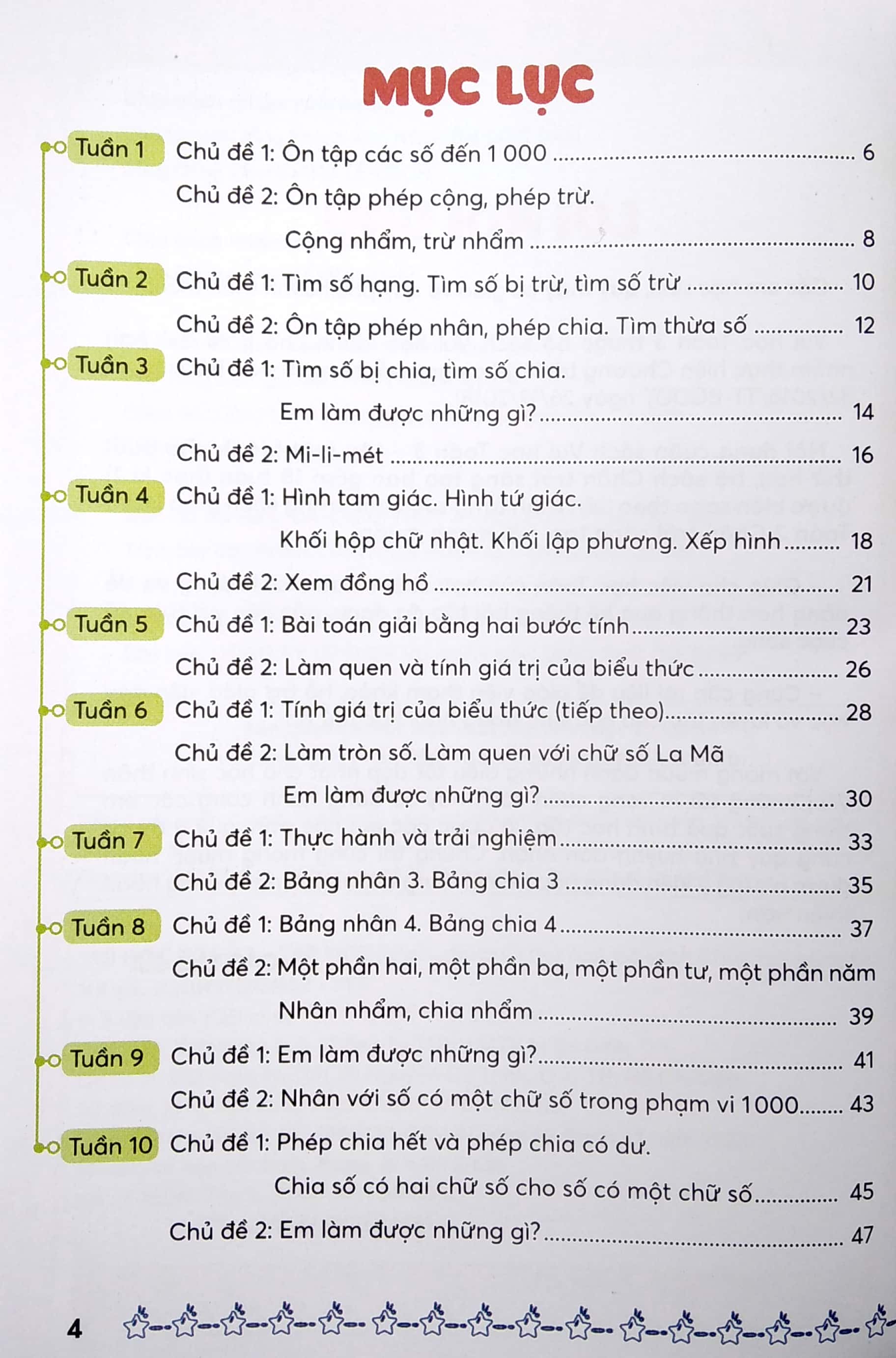 bộ vui học toán 3 - tập 1 (bộ chân trời sáng tạo)