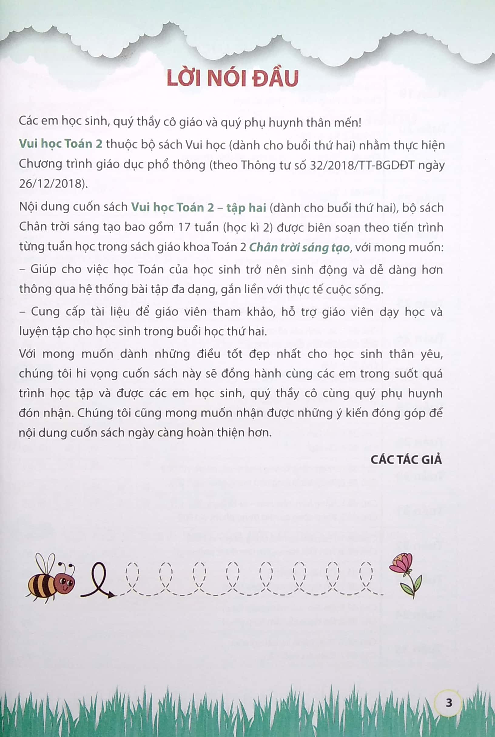 bộ vui học toán lớp 2 - tập 2 (dành cho buổi thứ hai - bộ sách chân trời sáng tạo) (tái bản 2022)