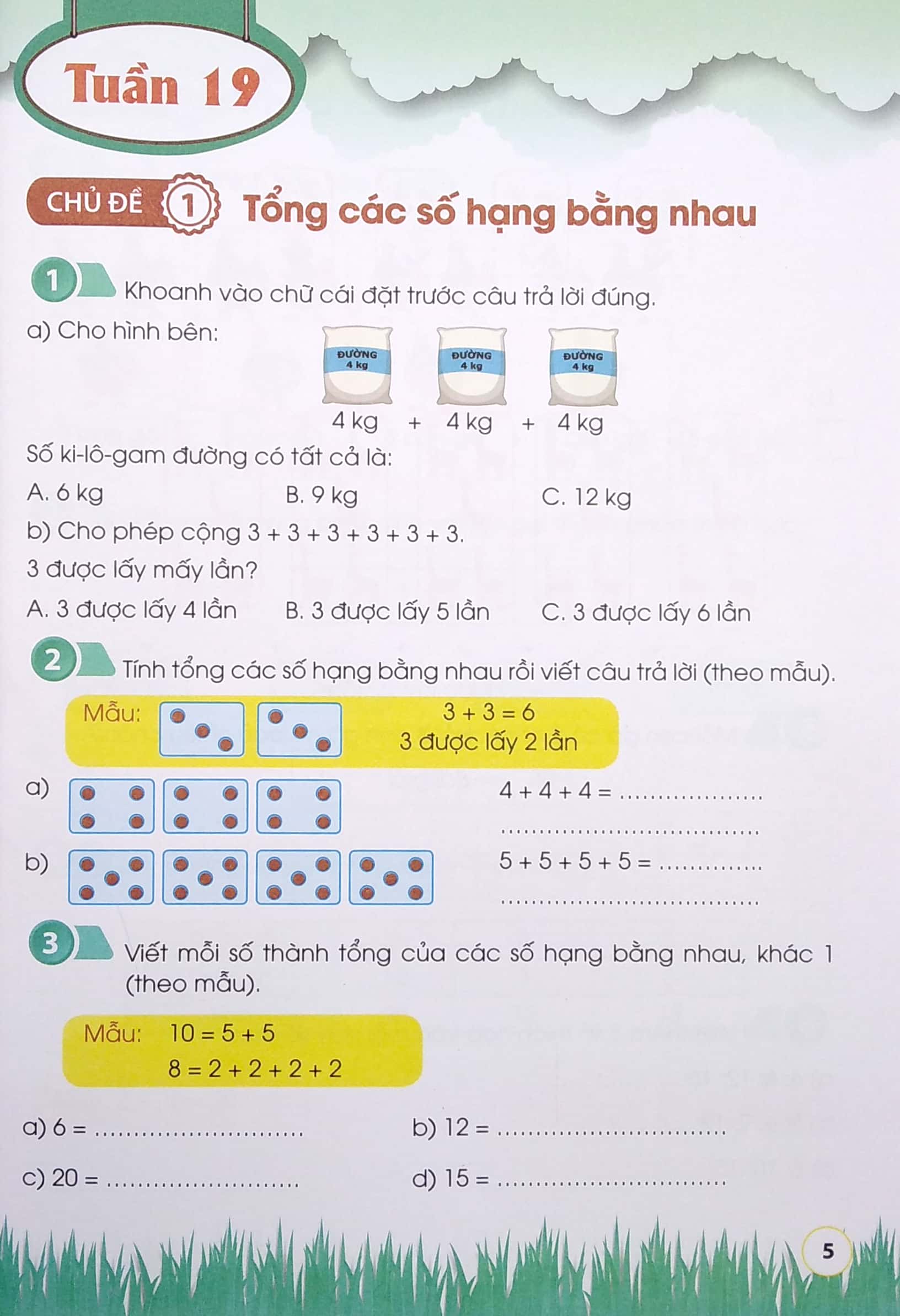 bộ vui học toán lớp 2 - tập 2 (dành cho buổi thứ hai - bộ sách chân trời sáng tạo) (tái bản 2022)