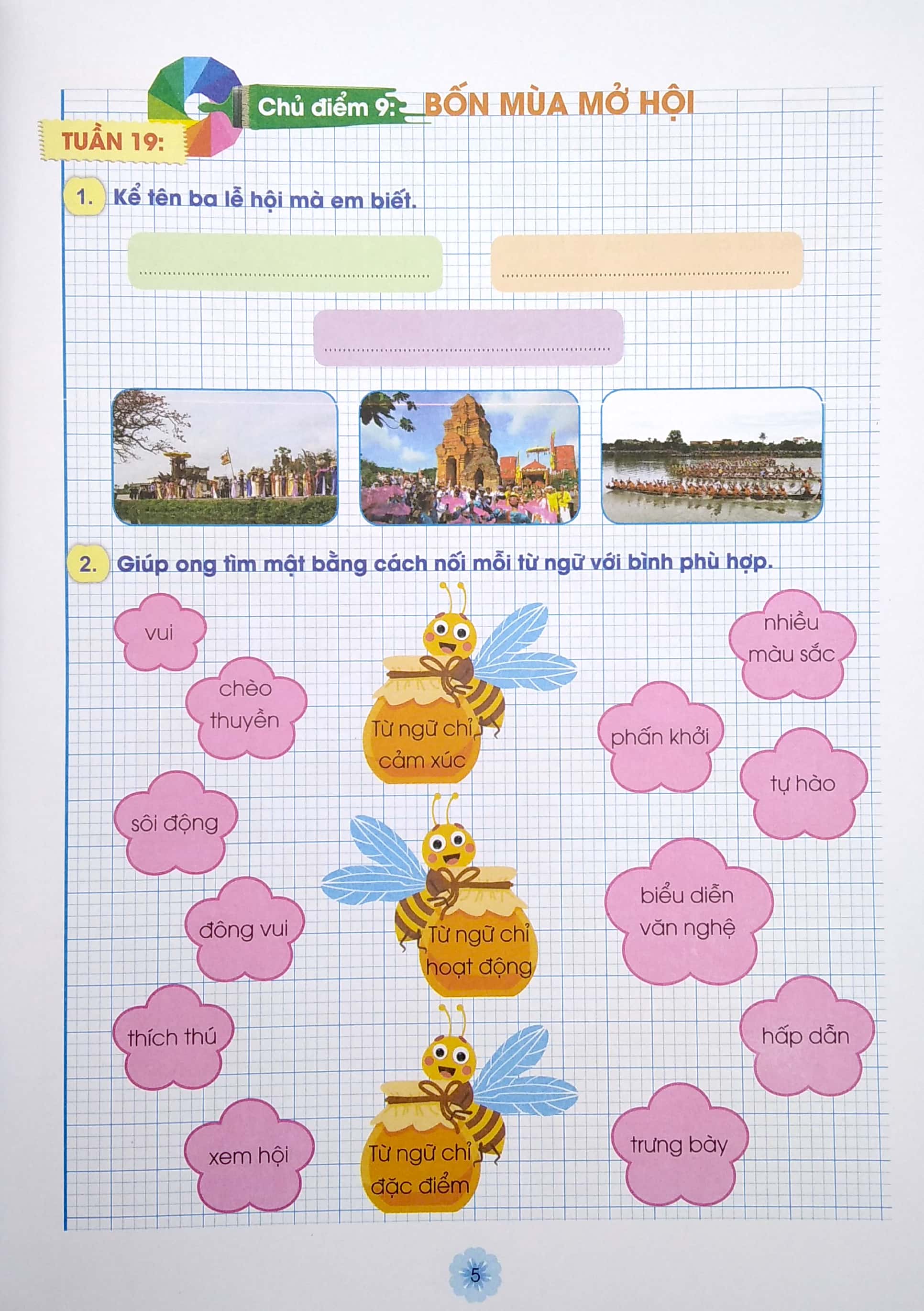 bộ vui học từ và câu lớp 3 - tập 2 (bộ sách chân trời sáng tạo) (tái bản 2022)