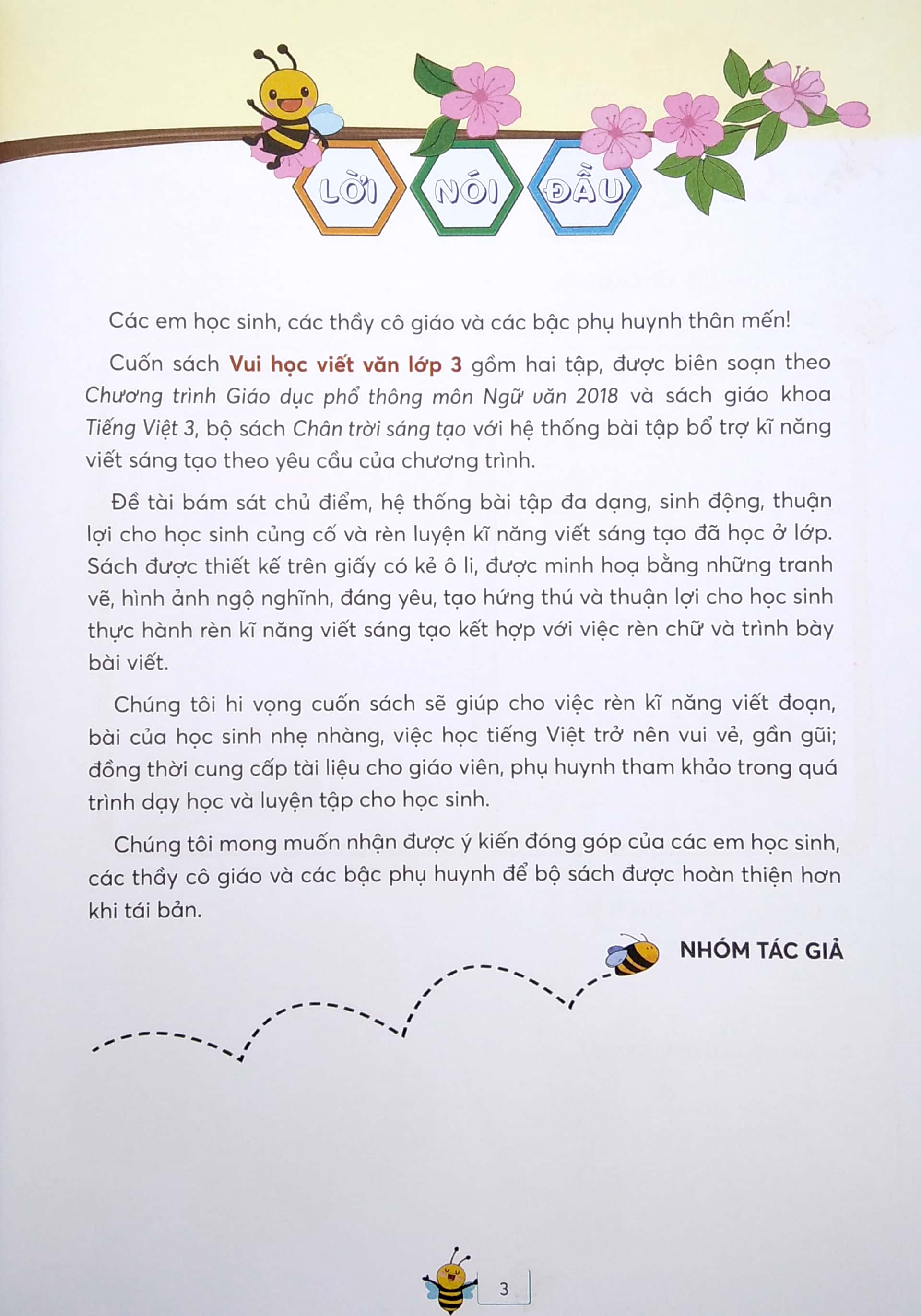 bộ vui học viết văn lớp 3 - tập 1 (bộ chân trời sáng tạo)