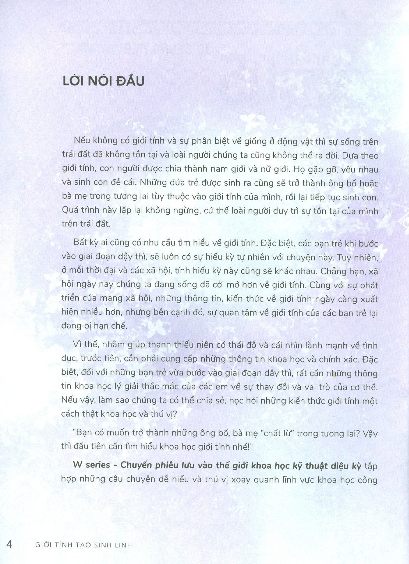 bộ w series 05: giới tính tạo sinh linh