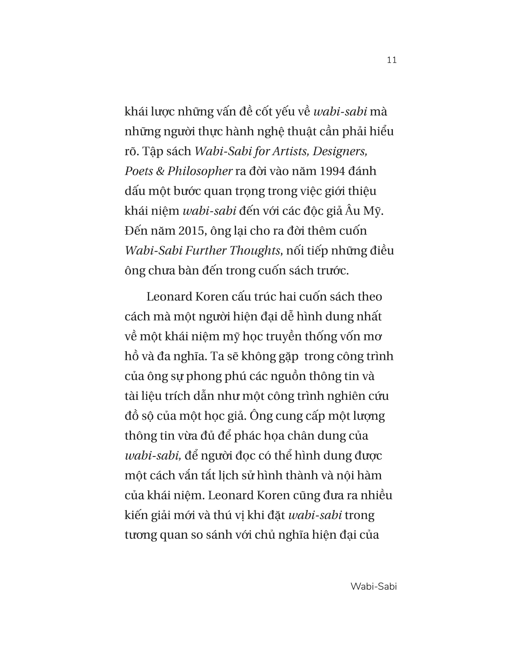 Bo
						
										
										Wabi-Sabi - Tap 1 - Cho Nghe Si, Nha Thiet Ke, Nha Tho Va Triet Gia