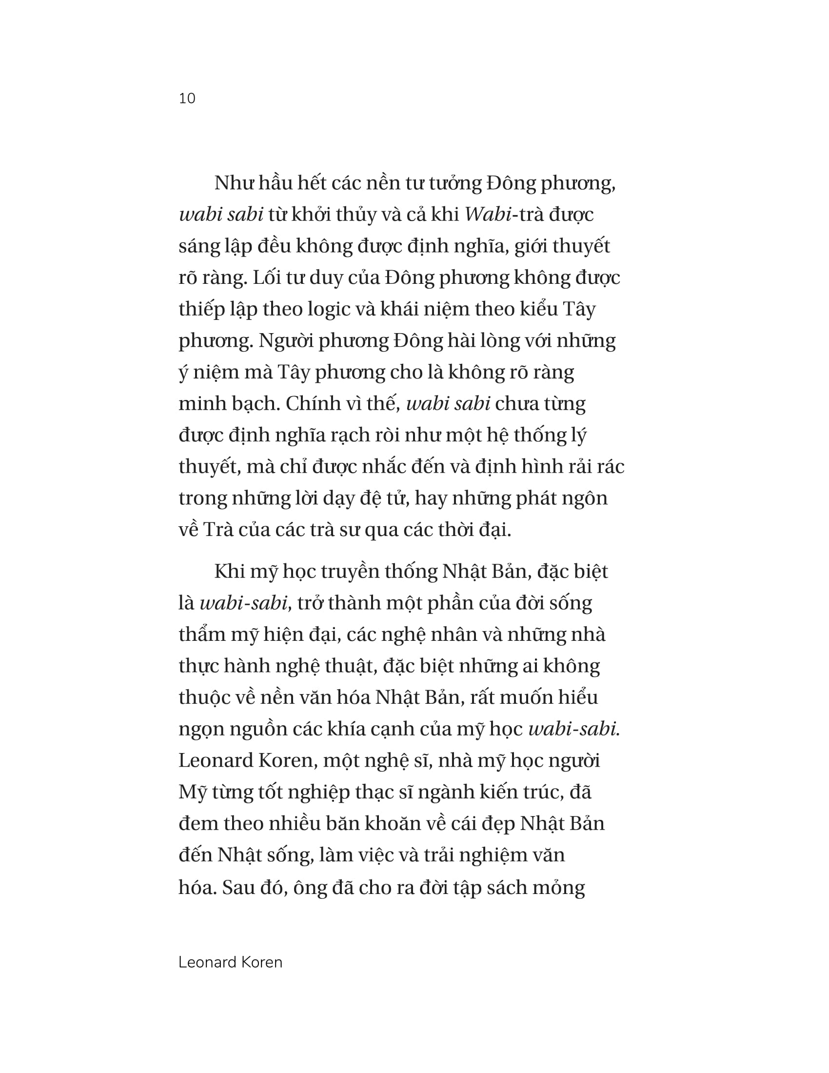 Bo
						
										
										Wabi-Sabi - Tap 1 - Cho Nghe Si, Nha Thiet Ke, Nha Tho Va Triet Gia