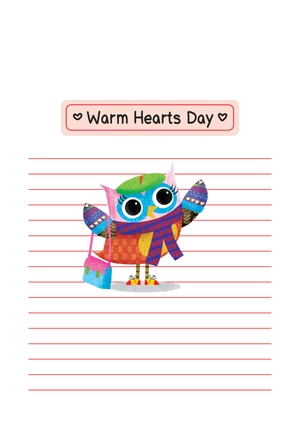 bộ warm hearts day: a branches book (owl diaries #5), volume 5