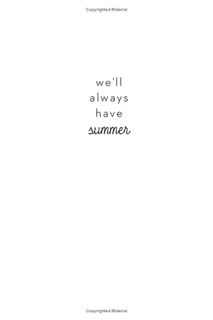 bộ we'll always have summer (the summer series book 3)