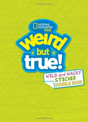 bộ weird but true! 4: wild and wacky sticker doodle book