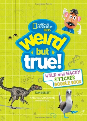 bộ weird but true! 4: wild and wacky sticker doodle book