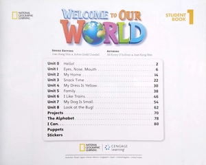 bộ welcome to our world: student book 1: american english