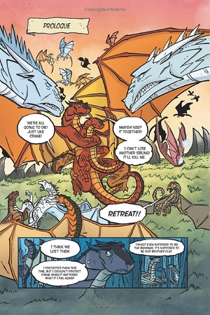 bộ wings of fire #4: the dark secret: a graphic novel