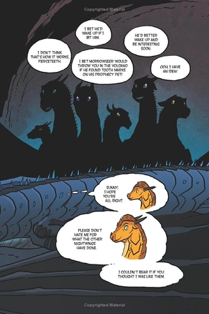 bộ wings of fire #4: the dark secret: a graphic novel