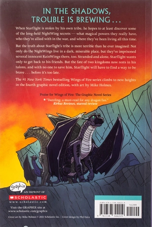 bộ wings of fire #4: the dark secret: a graphic novel