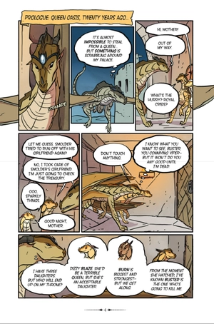bộ wings of fire #5: the brightest night: a graphic novel